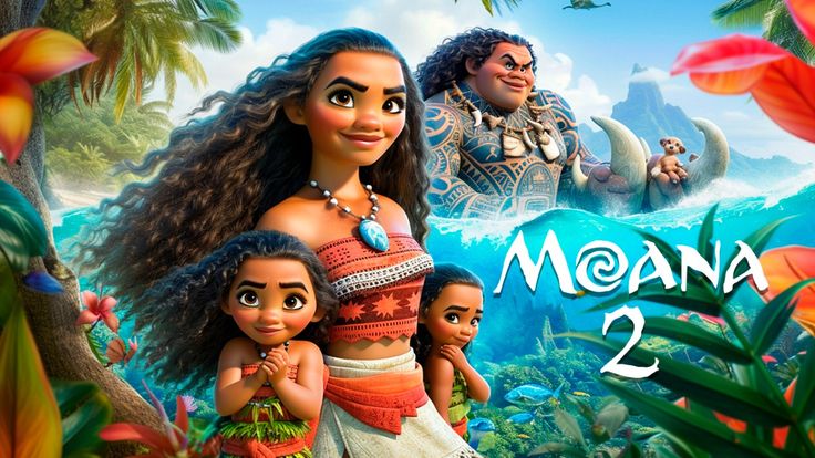 Sinopsis dan 4 Karakter Baru di Film Anime Moana 2